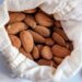 brown almond nuts